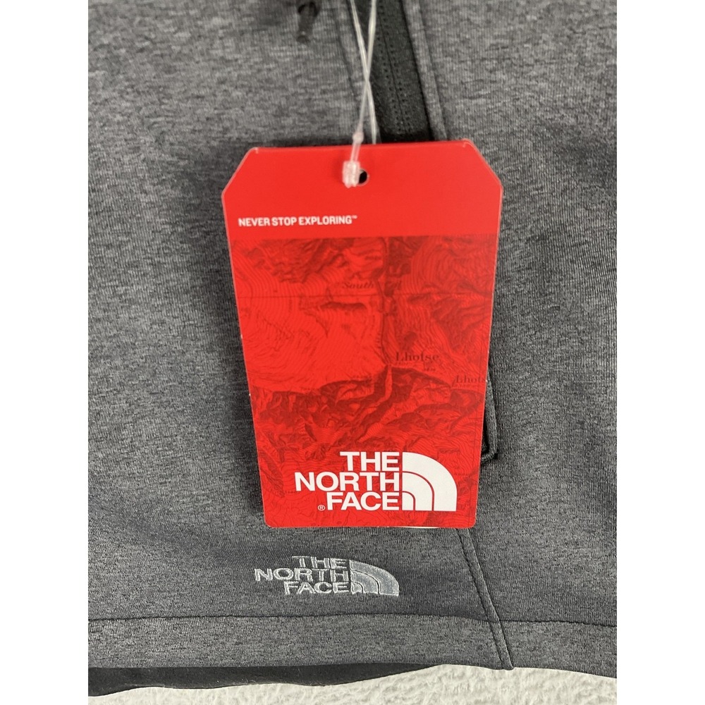 The North Face Vest Women XXL Gray WindWall Softshell Full Zip Pocket Embroidery - Picture 8 of 11